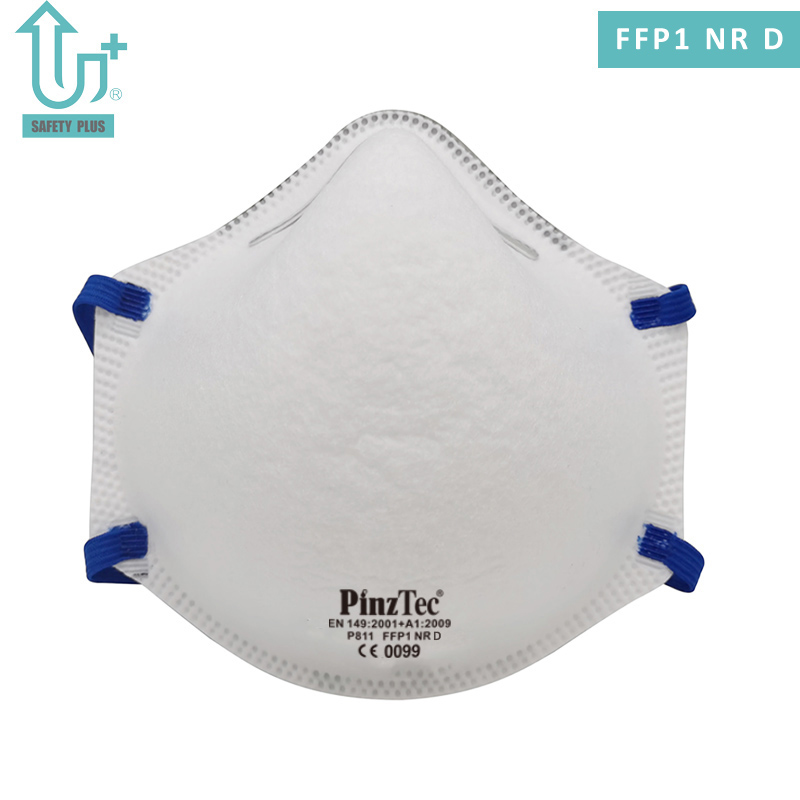 Filtro de partículas confortável de algodão estático de alta eficiência de fábrica tipo copo FFP1 Nrd filtro respirador de poeira máscara facial