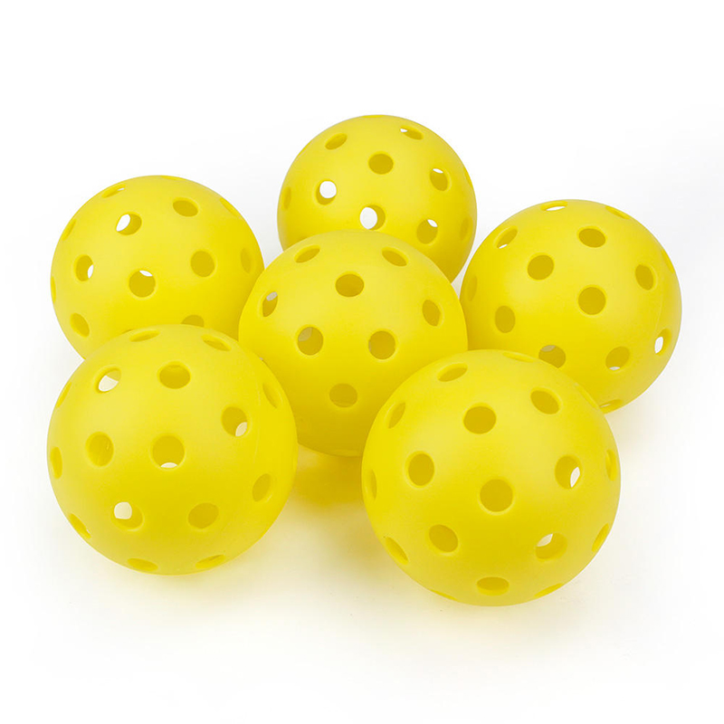Bolas de pickleball personalizadas de alta qualidade internas e externas de 26 buracos e 40 buracos aprovadas pela USAPA