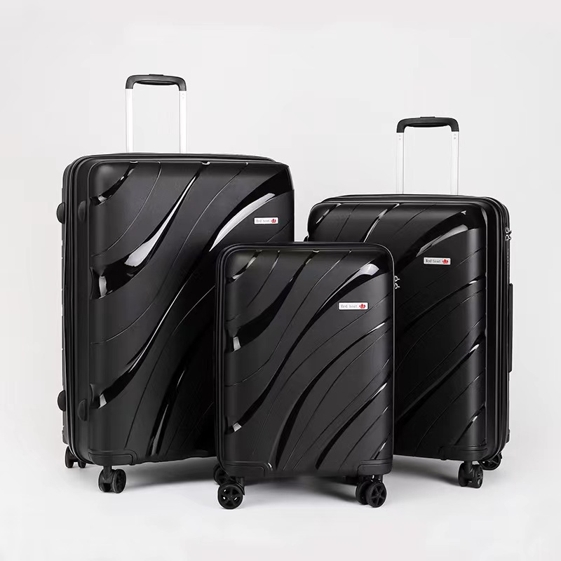 ARLOGOO 3 peças de bagagem de avião carrinho mala mala de viagem PP