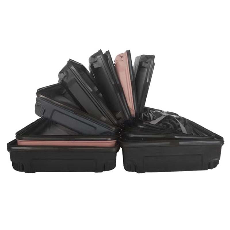 Conjunto de bagagem de tecido semi-acabado ARLOGOO Mala de nylon com 4 rodas Preço barato Conjunto de bagagem de carrinho