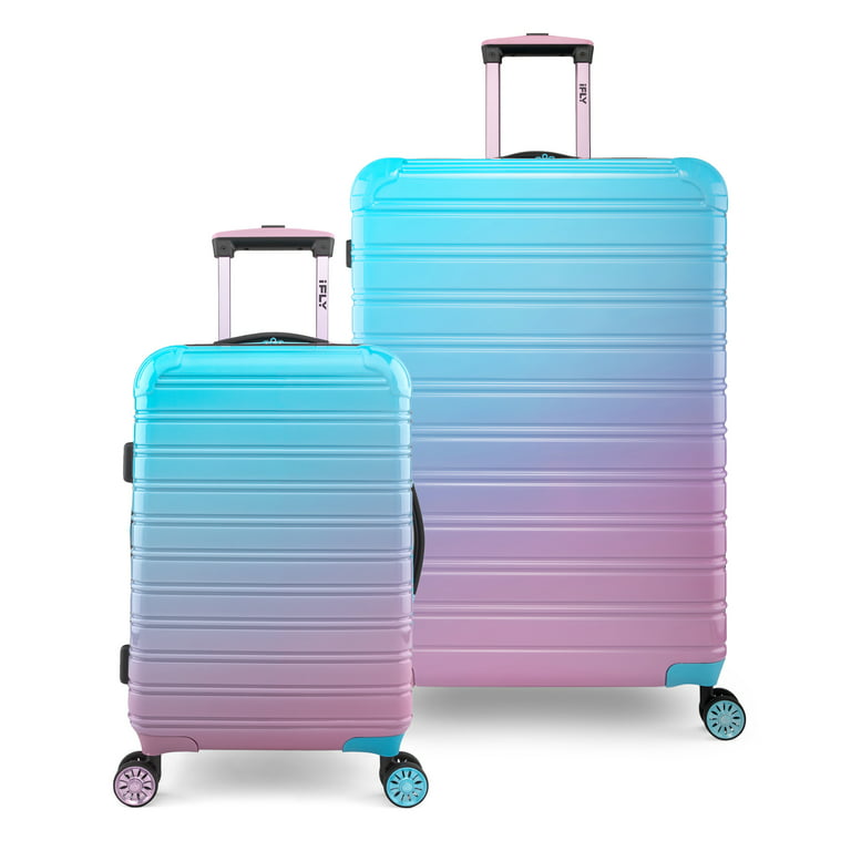 Bagagem por atacado mala dura super leve ABS+PC bagagem com gradiente azul