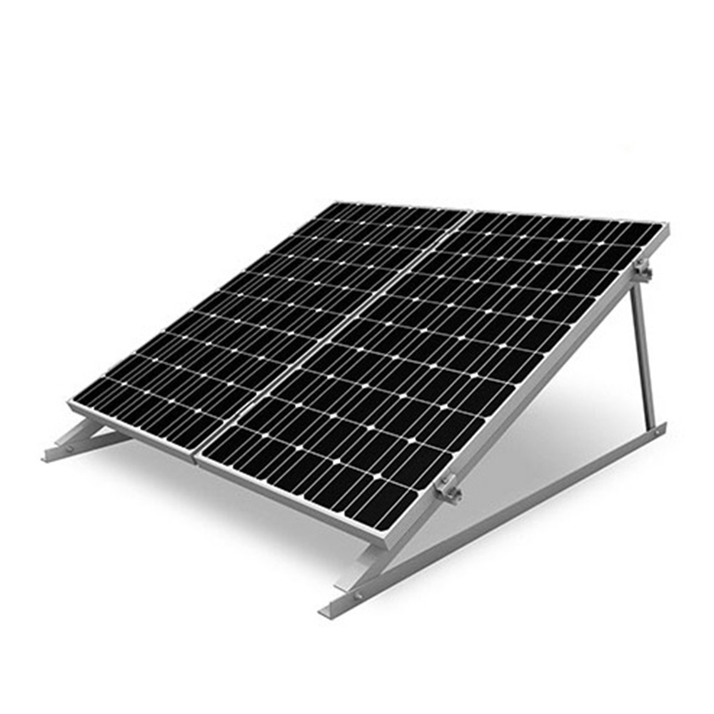 Kit de montagem solar de telhado plano com suporte de painel solar triangular OEM