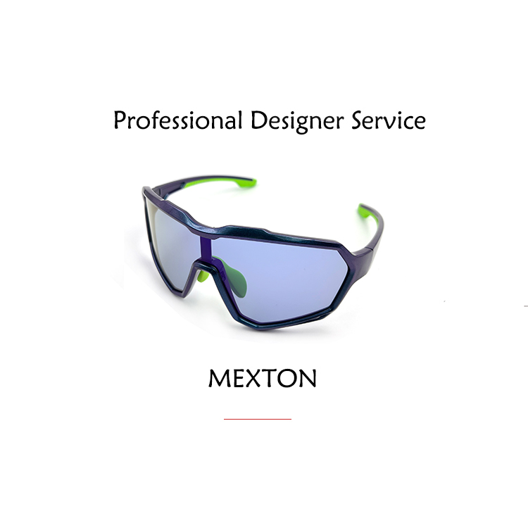 Óculos de sol esportivos personalizados 2023 moda TR90 óculos de sol esportivos lente azul claro óculos esportivos para exterior