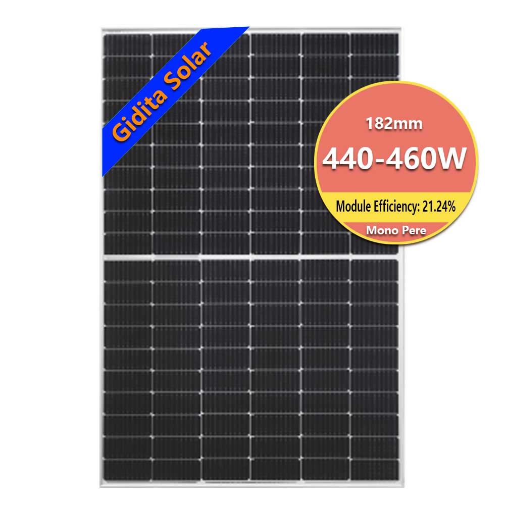 Painel solar de excelente eficiência, painel solar monocristalino IP68, painel solar 440W 450W 460W