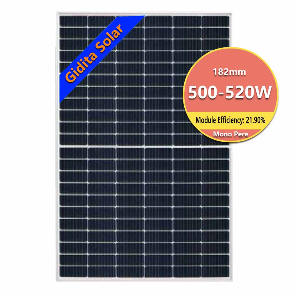 Painel solar de alta eficiência, painel solar de alta eficiência, 500W 510W 520W Painel Solar