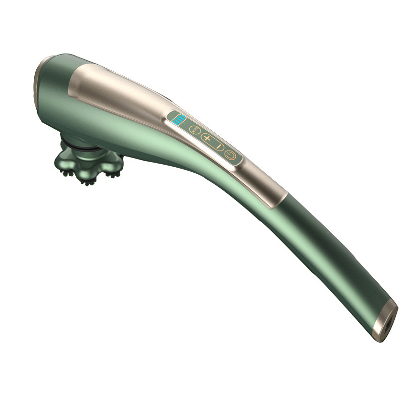Novo design sem fio cabeças multivibração de corpo inteiro massageador portátil martelo de massagem com cabo USB