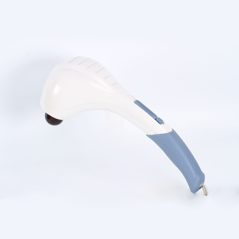 Novo estilo elétrico de cabeça dupla shiatsu terapia térmica infravermelha de corpo inteiro martelo de massagem forte