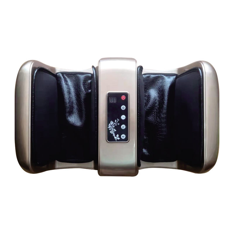 Novo design rolamento infravermelho calor pressão de ar shiatsu massageador de pés com controlador sem fio e suporte para pés spa salão de pés