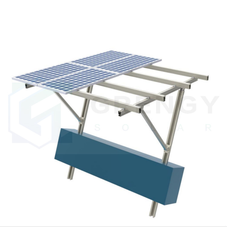 Sistema de montagem solar para agricultura