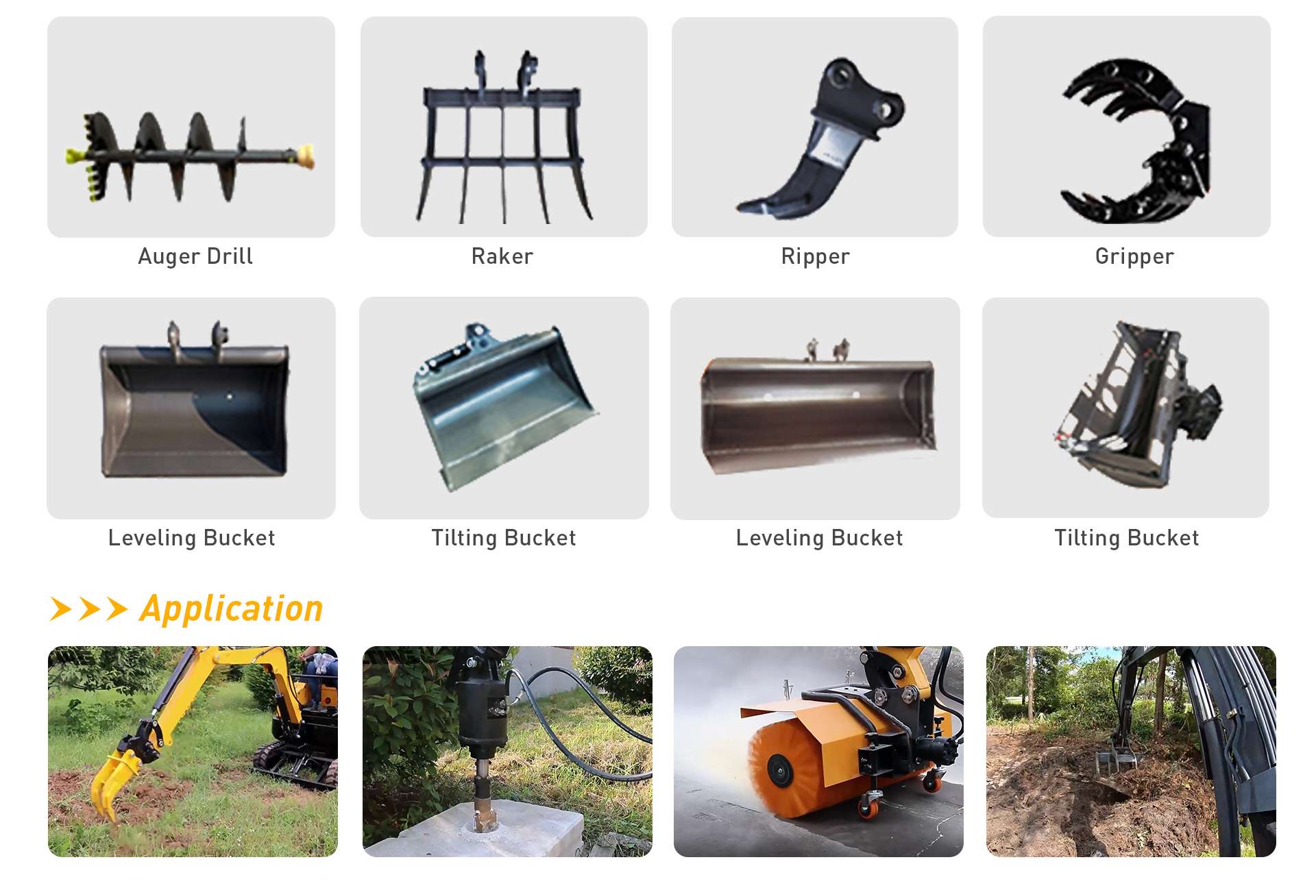 construction machinery mini excavator